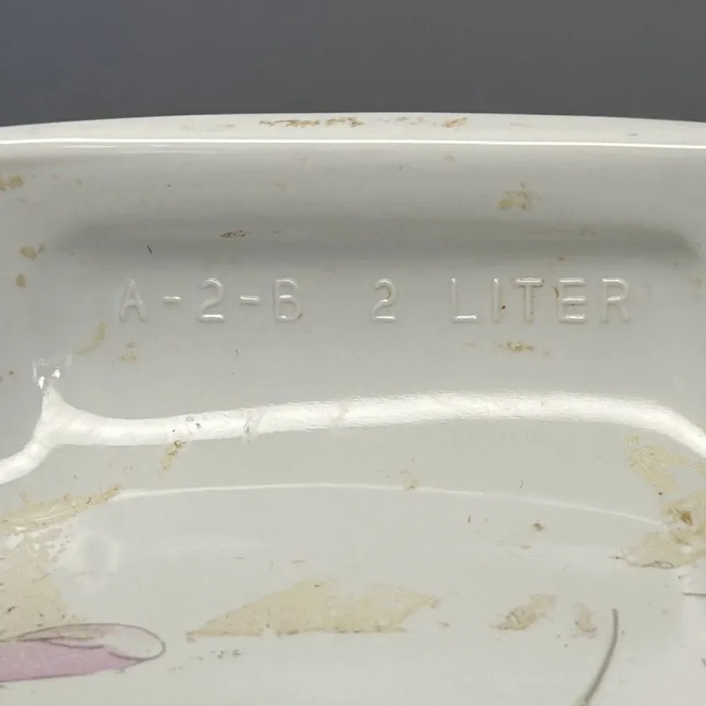Corning Ware Spring Bouquet A-2-B 2 Liter Pastel Floral Casserole Dish NO Lid LO